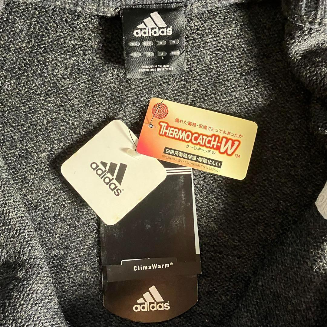 【新品タグ付き】adidas ドライバーズニット　ジャージ　刺繍　常田　グレー