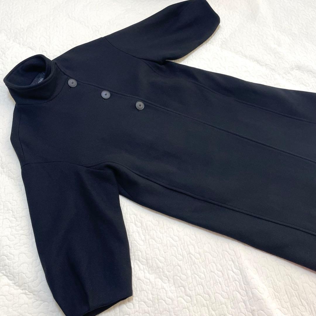 完売品　ZARA ウールブレンドハイネックコートロングコート　ウール　Sサイズ