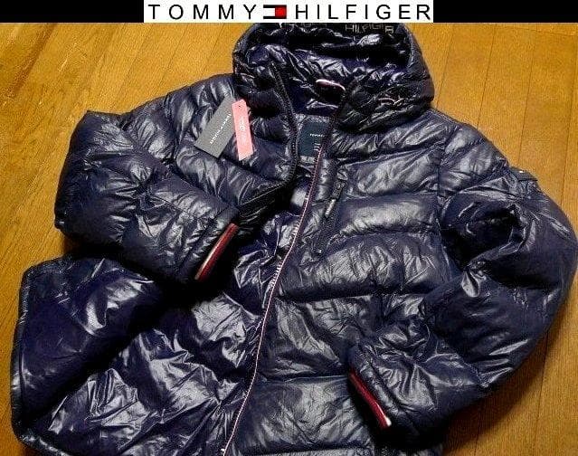【大きい】XL日本サイズ位新品トミーヒルフィガーUSA限定ダウンジャケット同機能