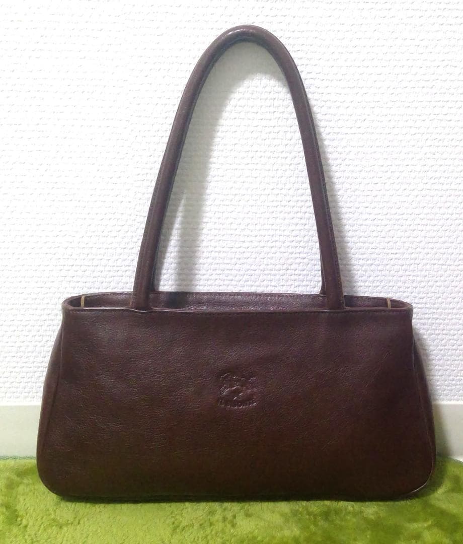 ★ IL BISONTE イルビゾンテ ハンドバッグ トートバッグ 濃ブラウン