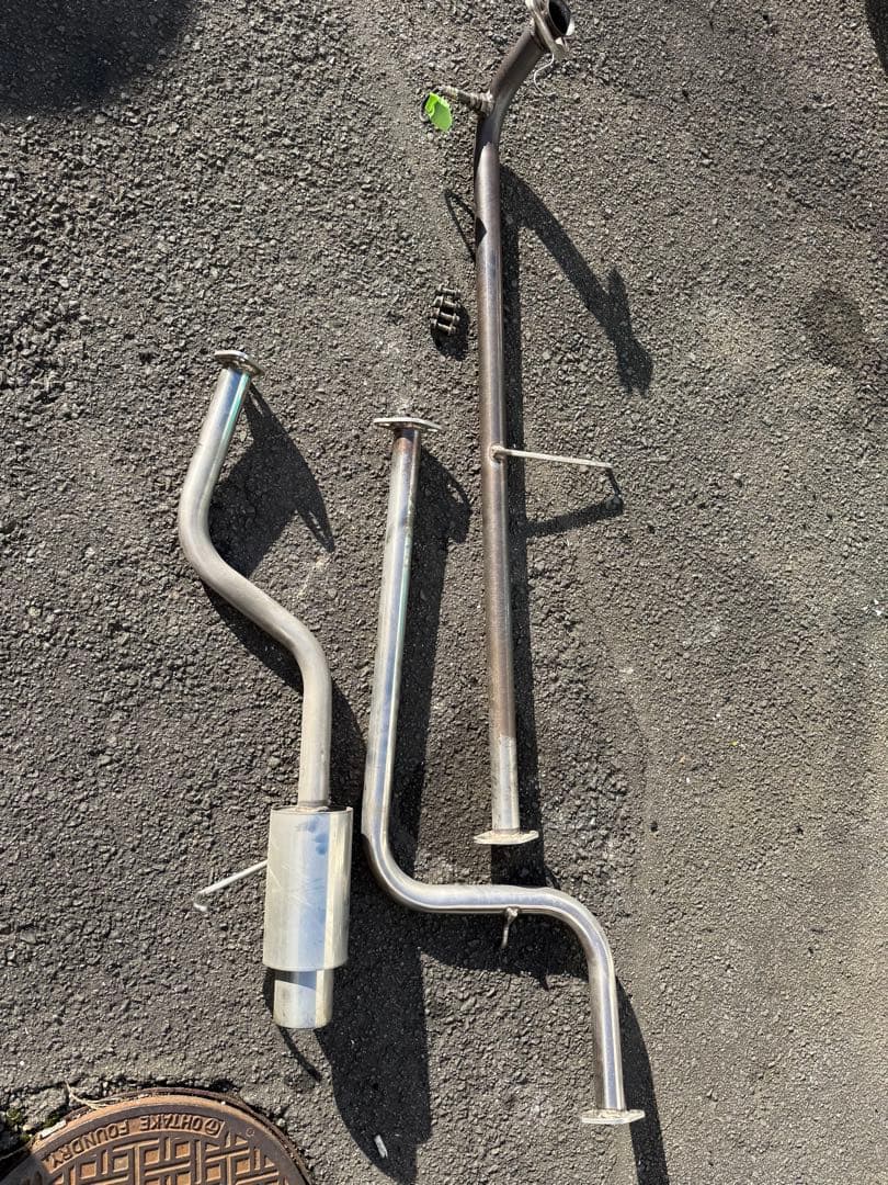 ステンレス マフラー センサーコネクタ付き