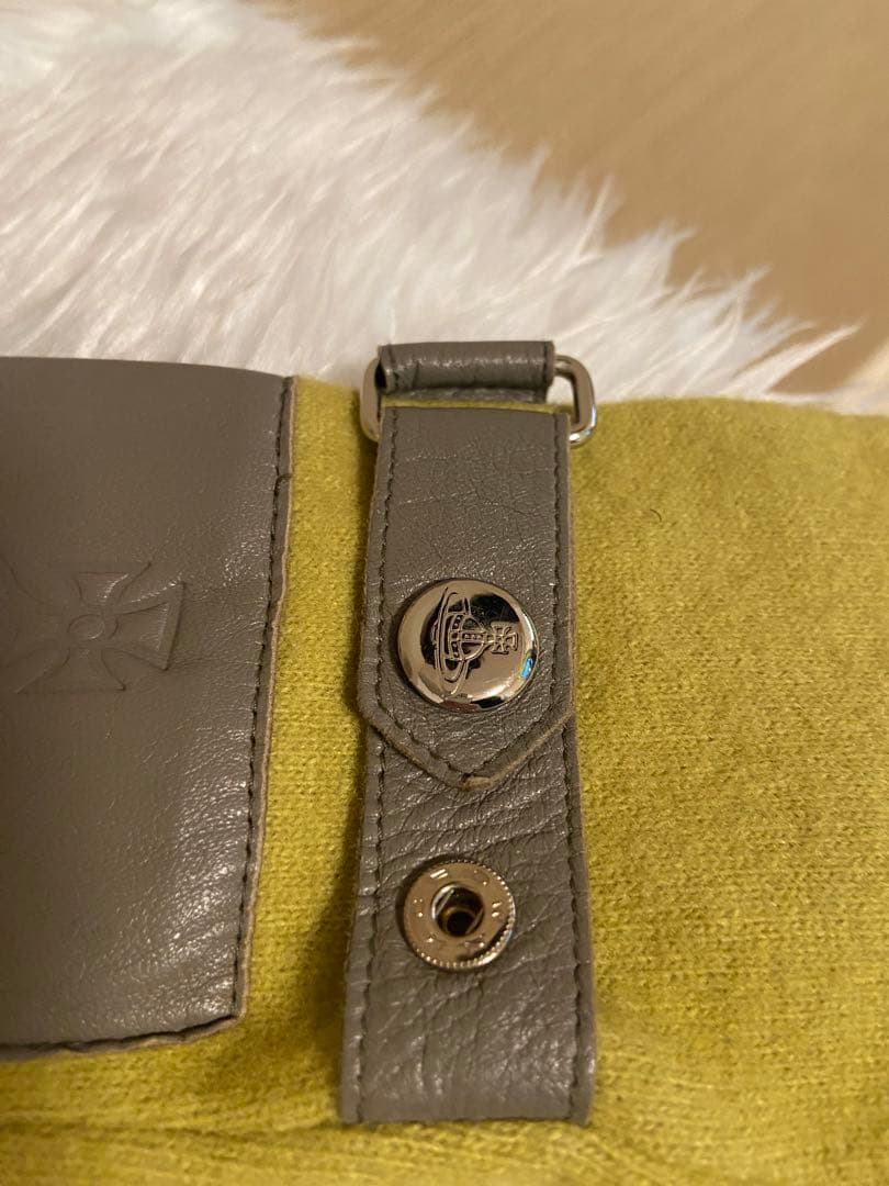 希少レア品.Vivienne Westwood ウールベレー帽.レザー手袋セット