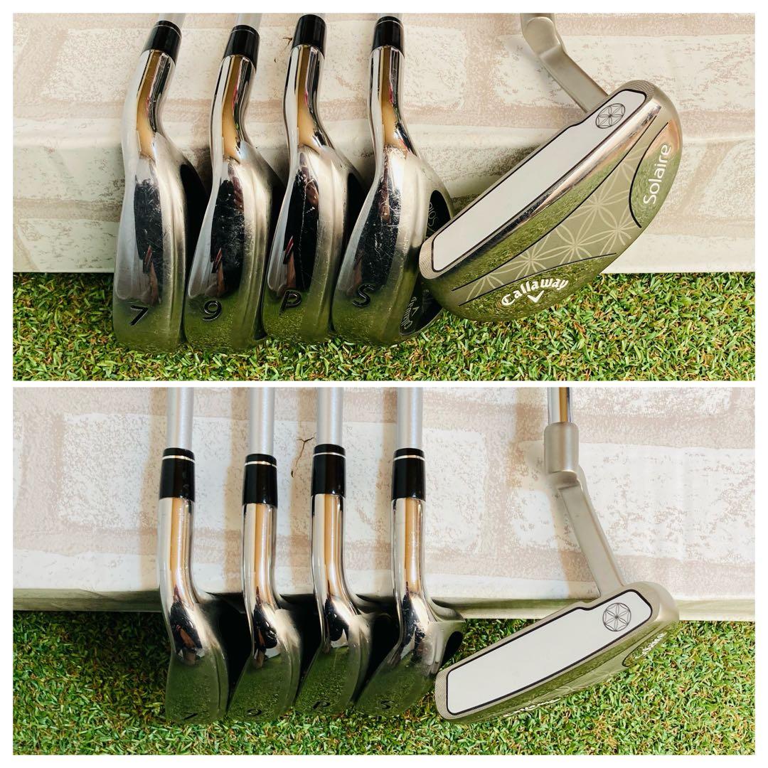 初心者 Callaway SOLAIRE 現行モデル レディース ゴルフセット