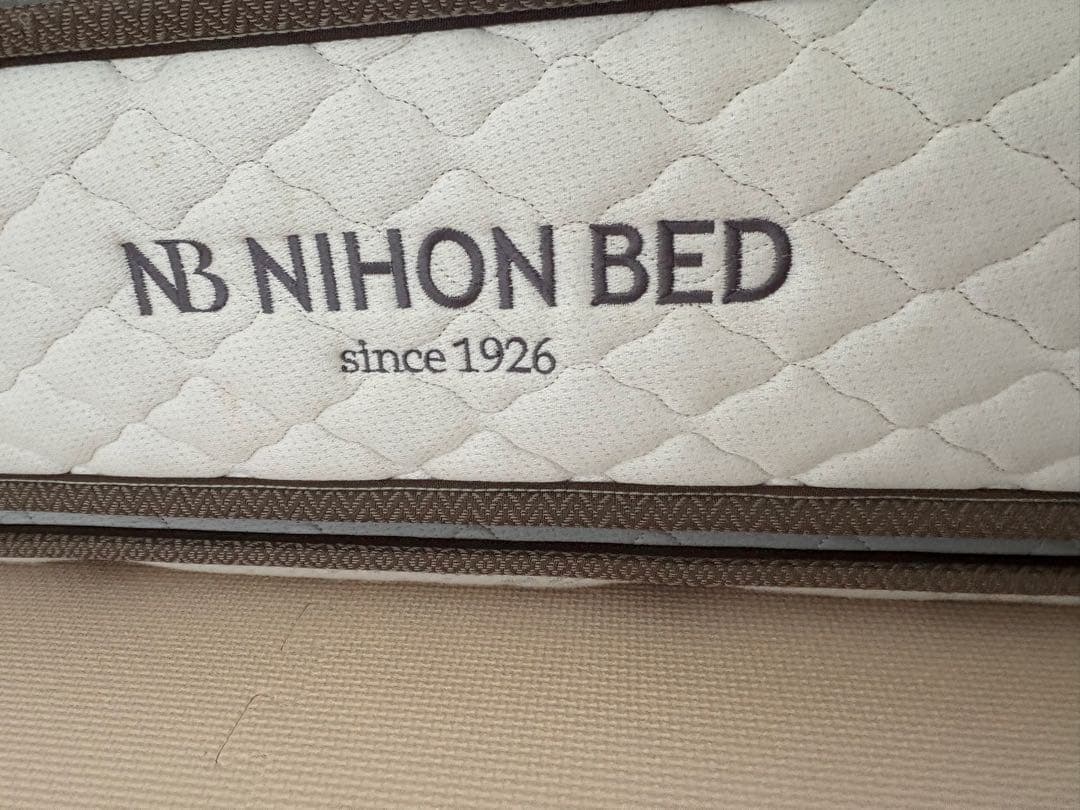 日本ベッド セミダブルマットレス(ピロートップ)＆フレームセット