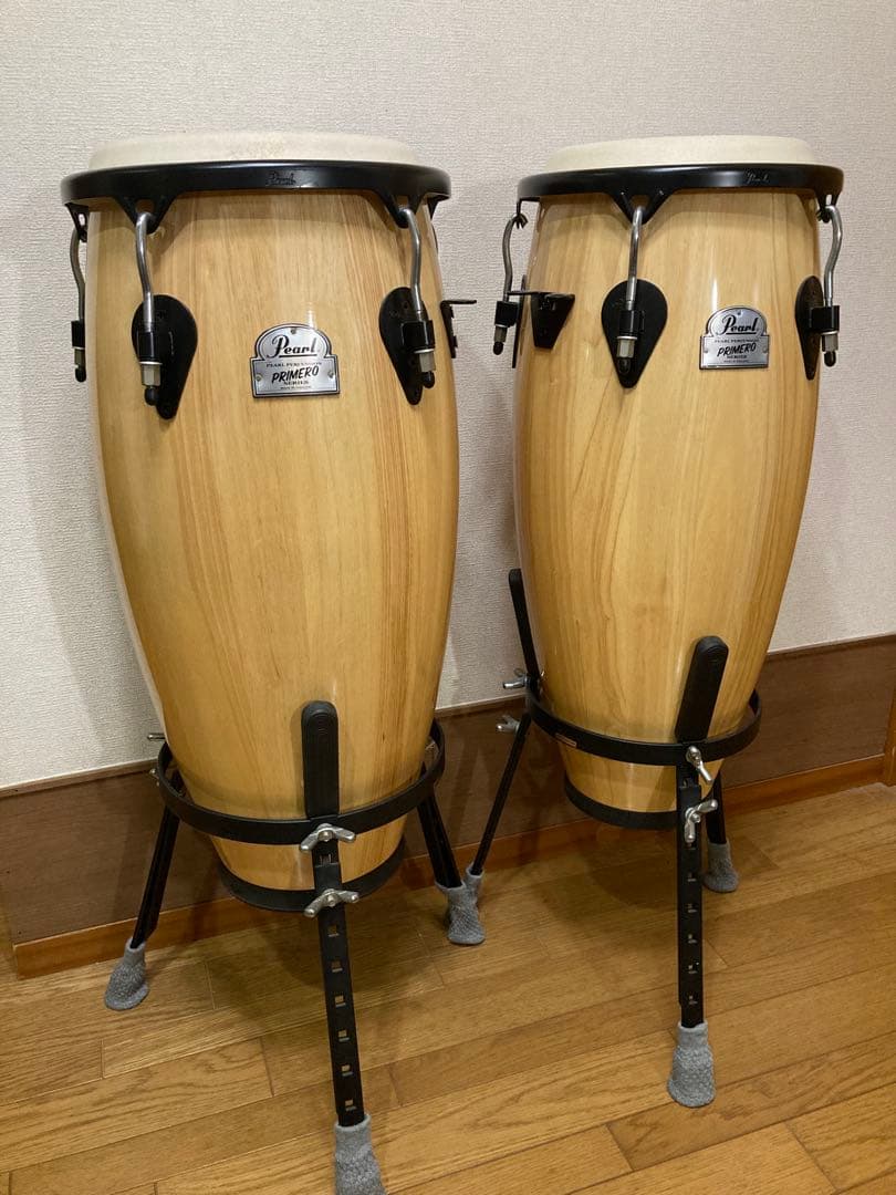 Z*U様 【美品】本格派パーカッション✨コンガ✨2本組