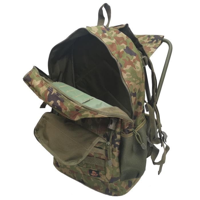 陸上自衛隊　迷彩　スツール　デイパック　リュック　№H1704　☆