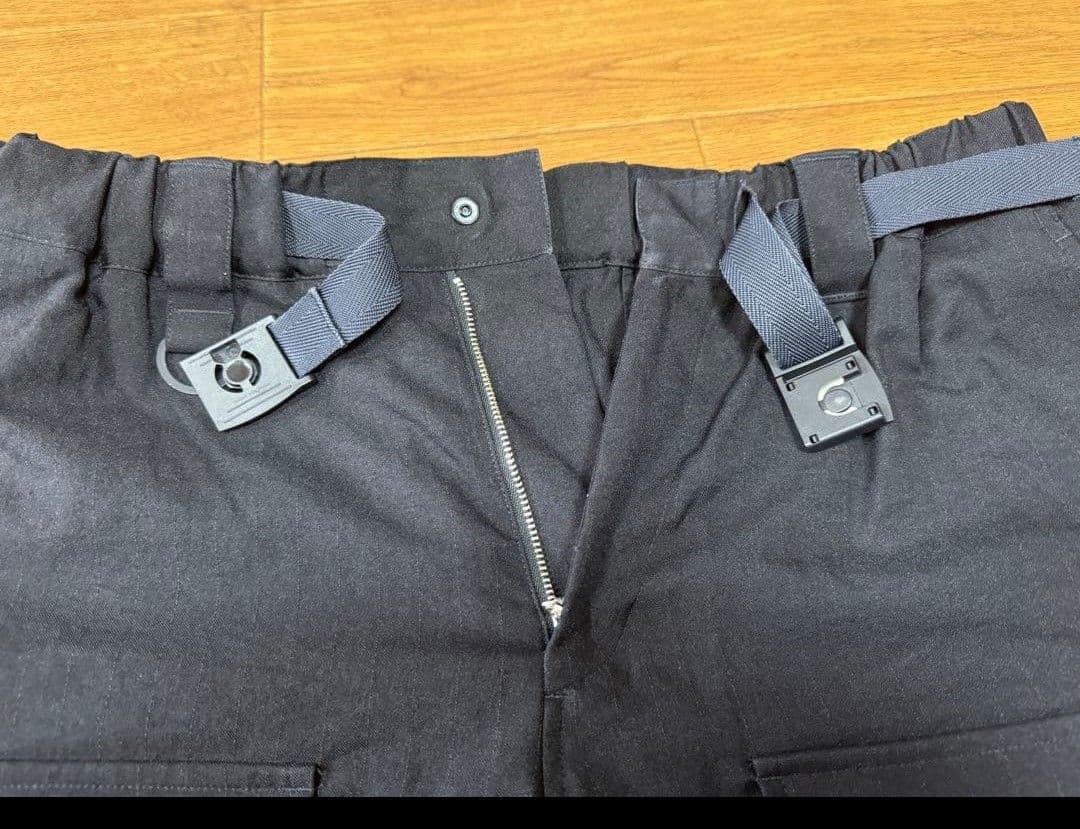 Y3 ブラックカーゴパンツ