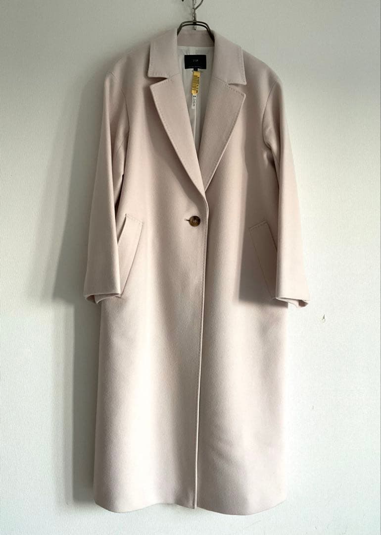 【2回着用 美品】23区 ウールカシミヤビーバー チェスター コート 36