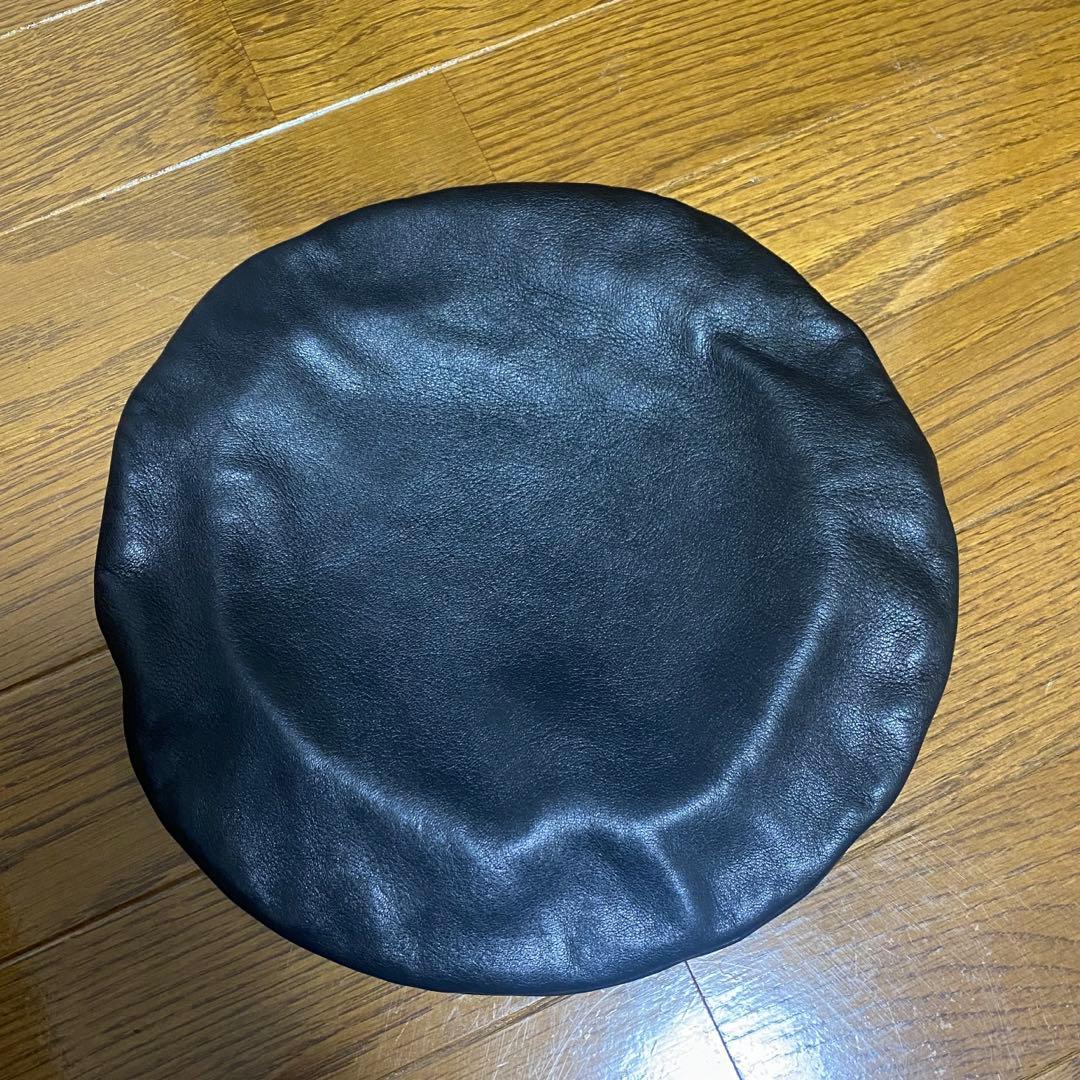 GUCCI グッチ レザー ベレー