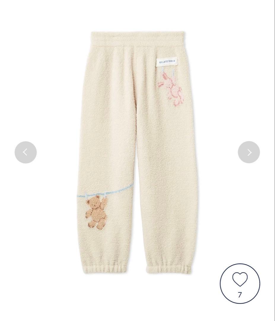 ジェラピケ　エアリーモコウォッシングアニマルジャガード　セットアップ　90センチ