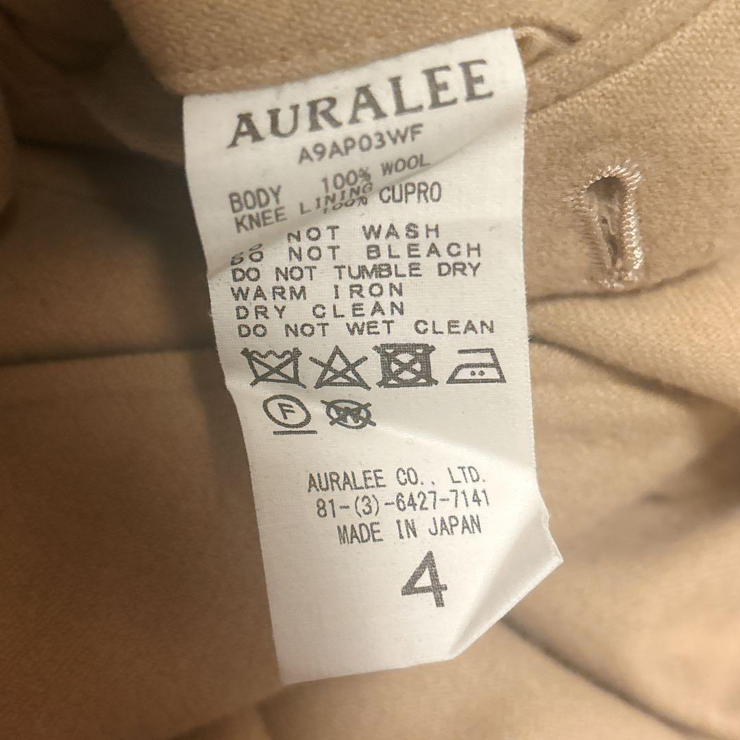オーラリー　ウールパンツ