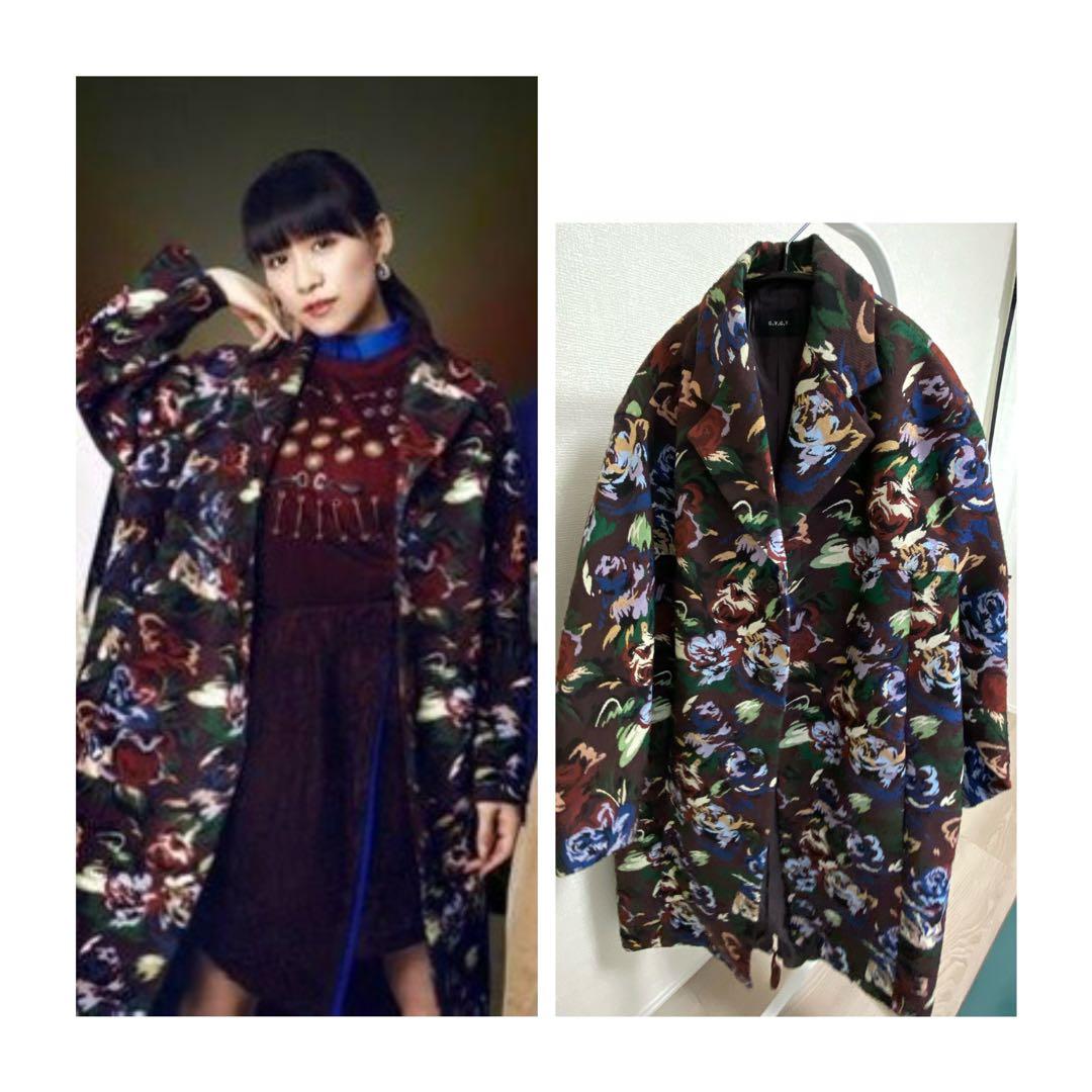 G.V.G.V. 花柄 チェスターコート
