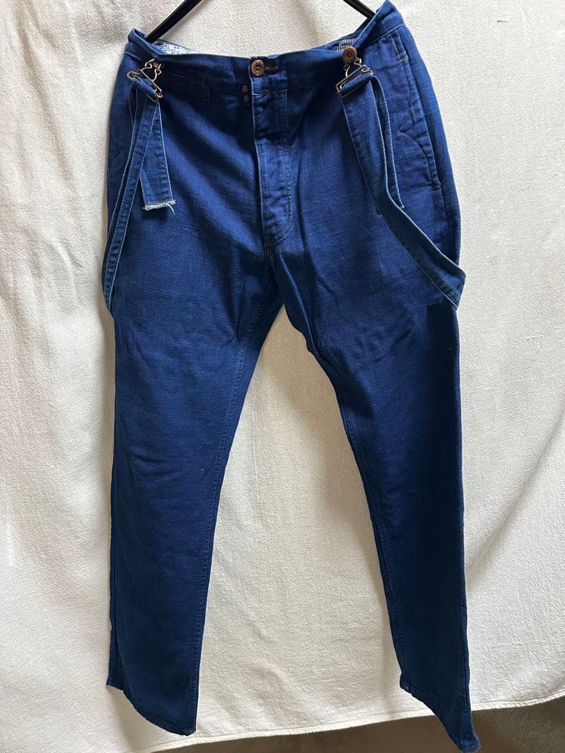 SugarCane✖️ミスターフリーダム　ネイビー カバーオールセットアップ