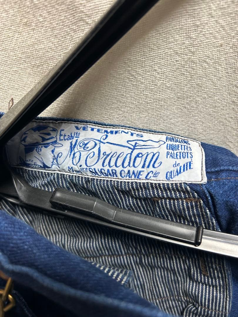 SugarCane✖️ミスターフリーダム　ネイビー カバーオールセットアップ