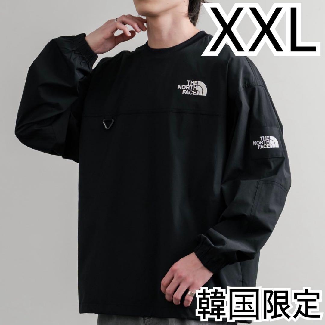 XXL＊アルバニークルーネック　カーキ　黒＊ロンT＊ノースフェイス＊韓国限定