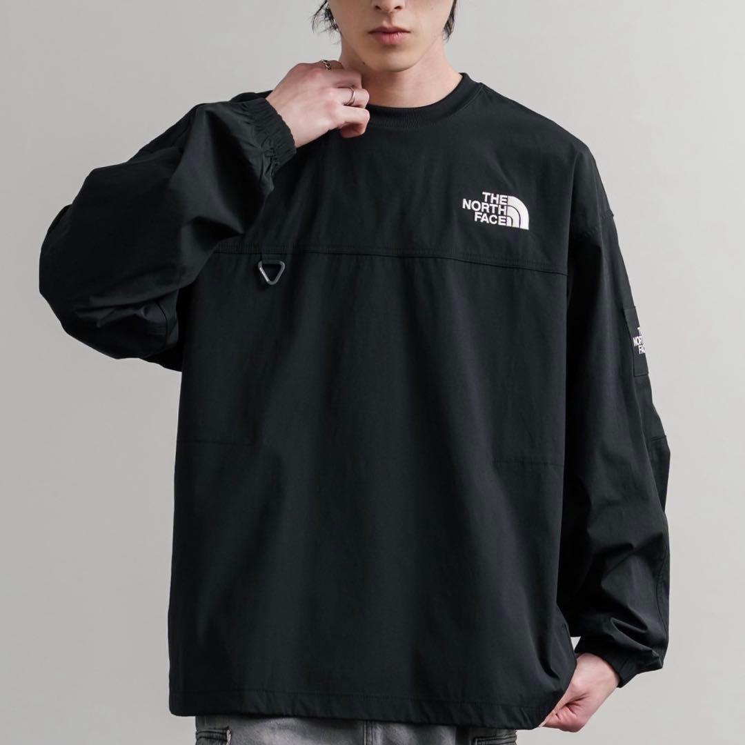 XXL＊アルバニークルーネック　カーキ　黒＊ロンT＊ノースフェイス＊韓国限定