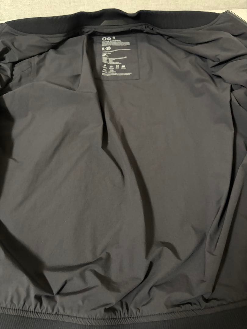 K-3B 061_A 4WAYストレッチ MA-1 ブラック サイズ2(L)