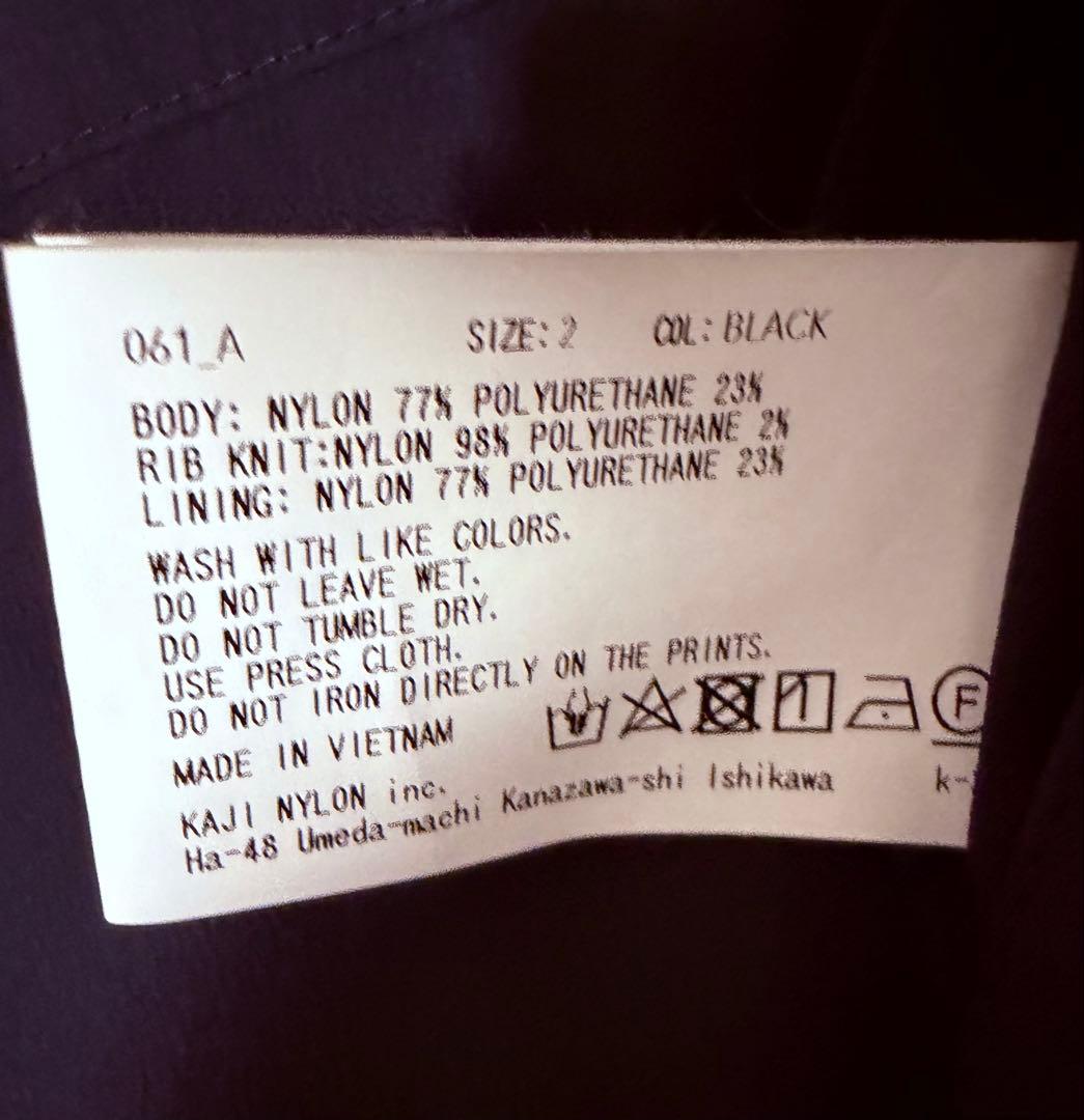 K-3B 061_A 4WAYストレッチ MA-1 ブラック サイズ2(L)