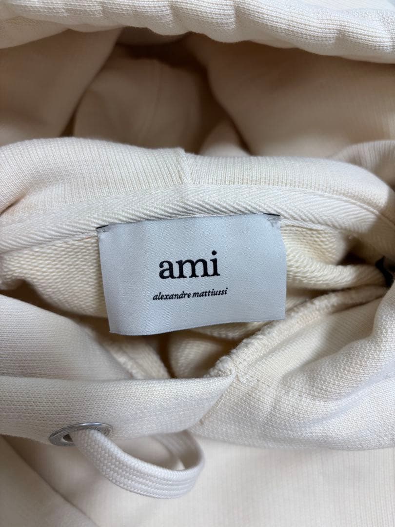 AMI Paris アミパリス ロゴパーカー ホワイト　XXS