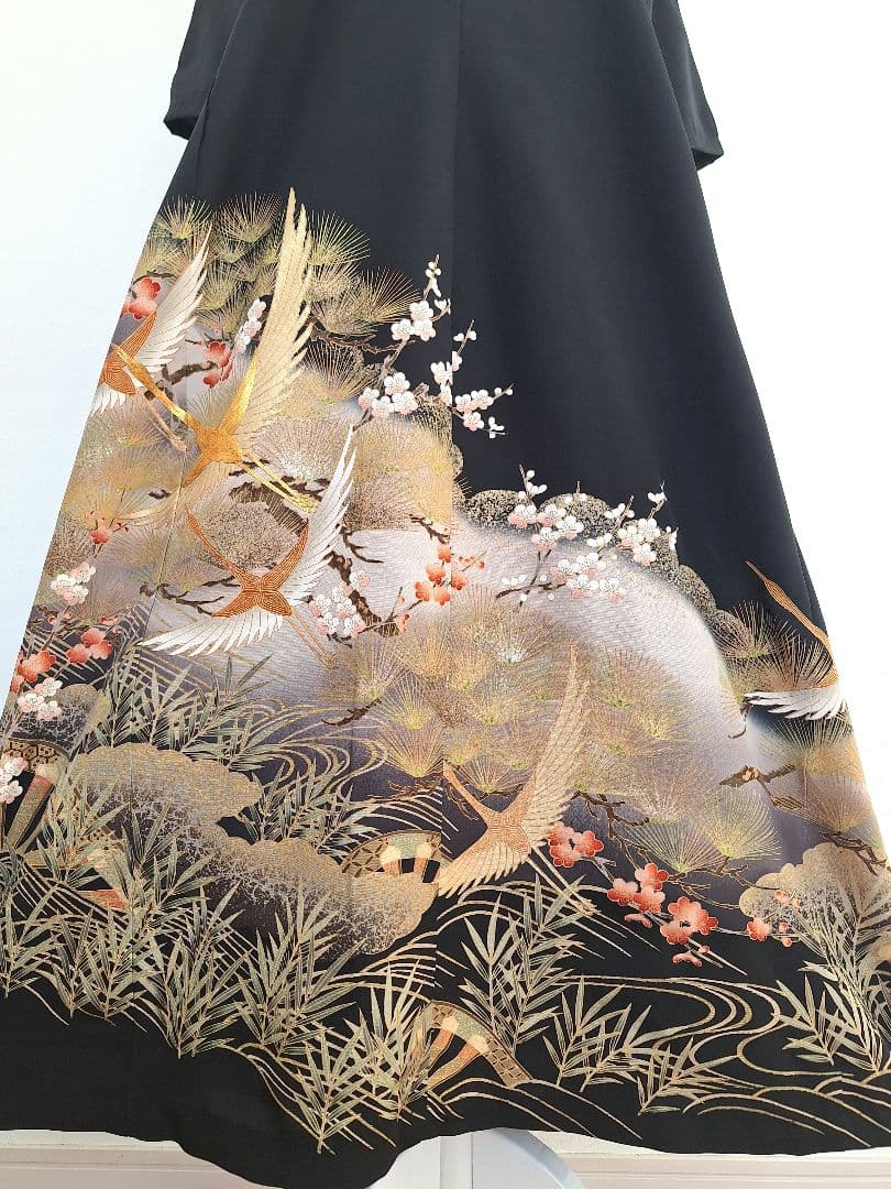 着物リメイクワンピース3661