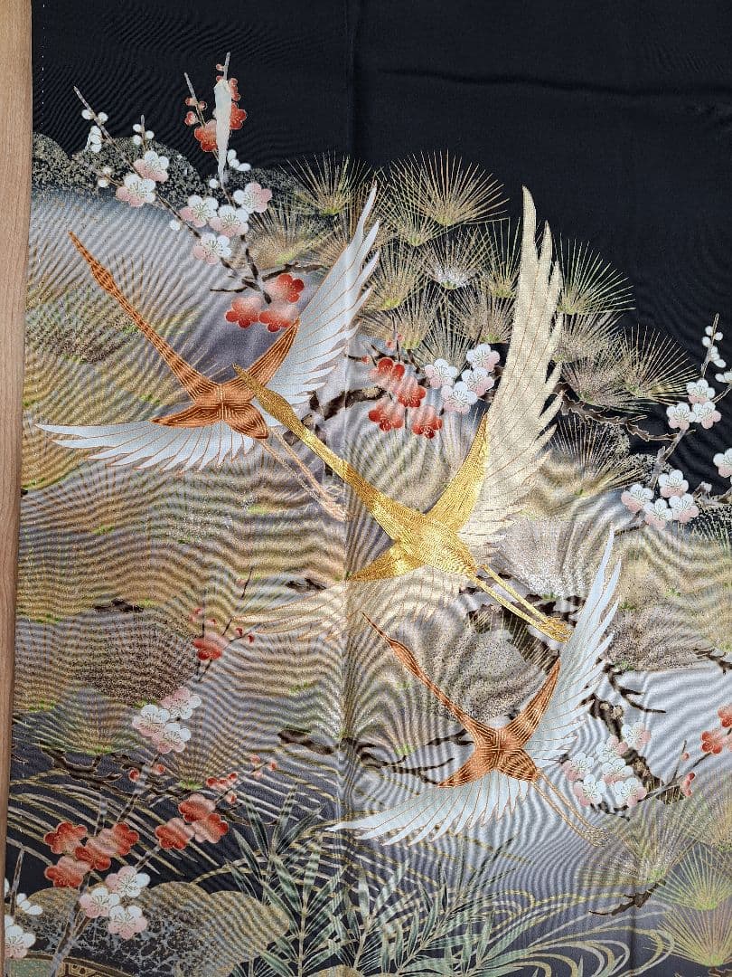 着物リメイクワンピース3661