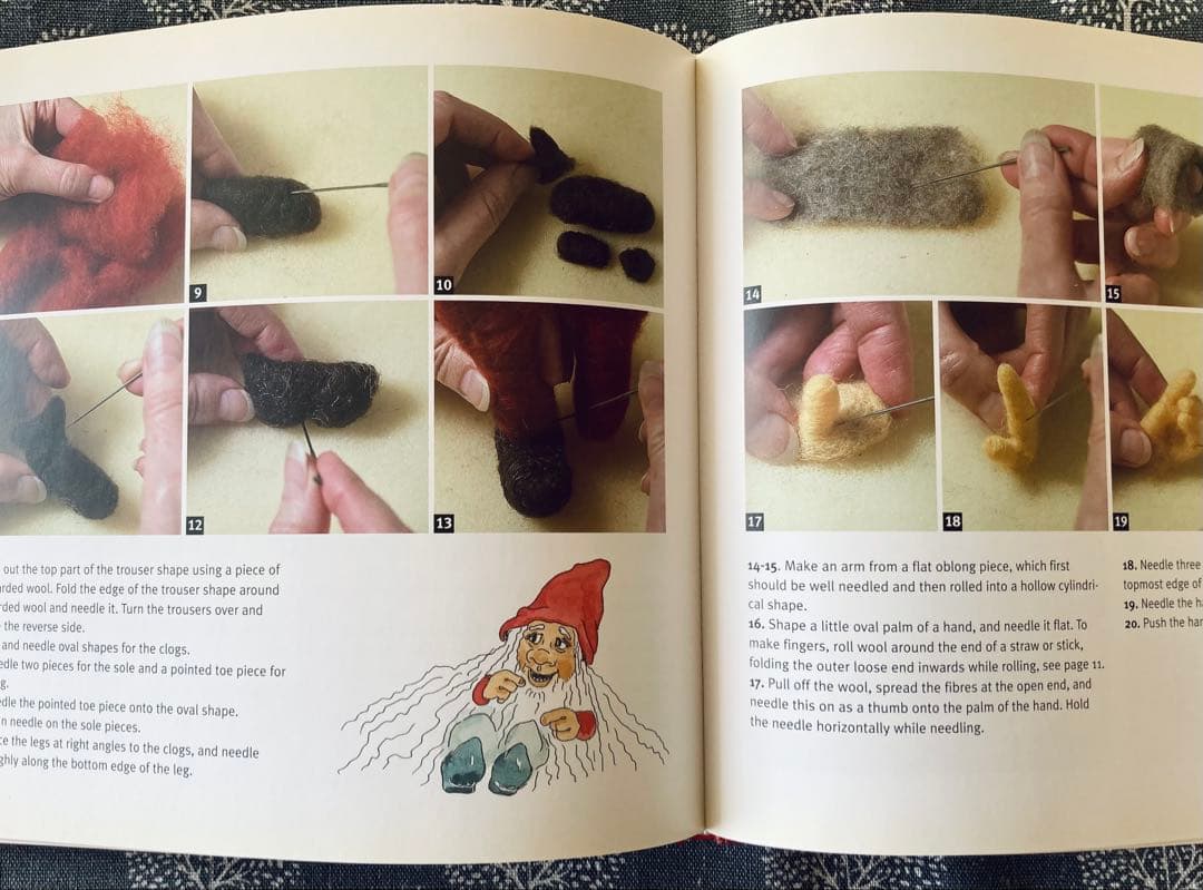 Pixie felt 　【貴重】ニードル　フェルト針を使ったピクシーフェルト