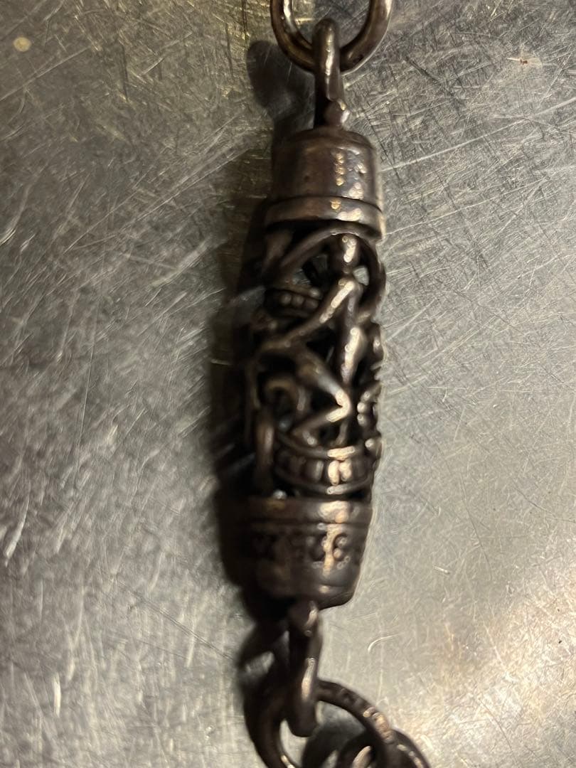 樽数珠繋ぎウォレットチェーン 約60cm