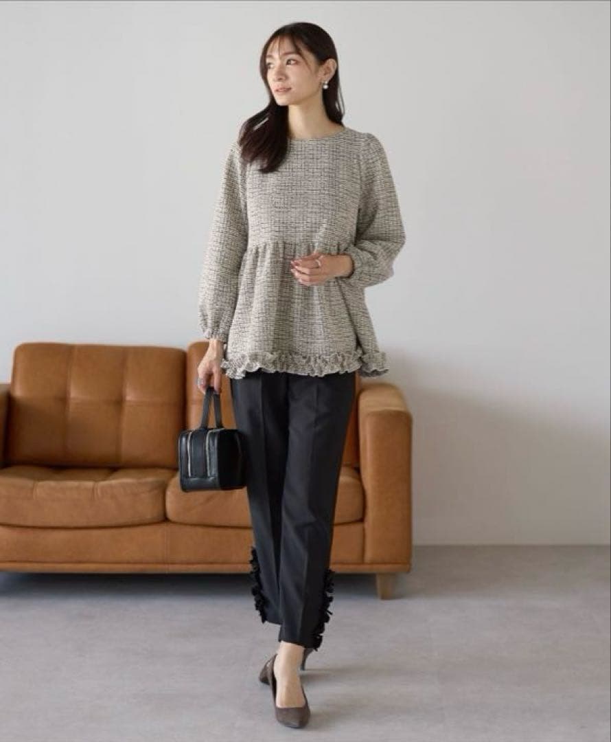 neige♡ クラシカルリボンツイードトップス♡新品未使用