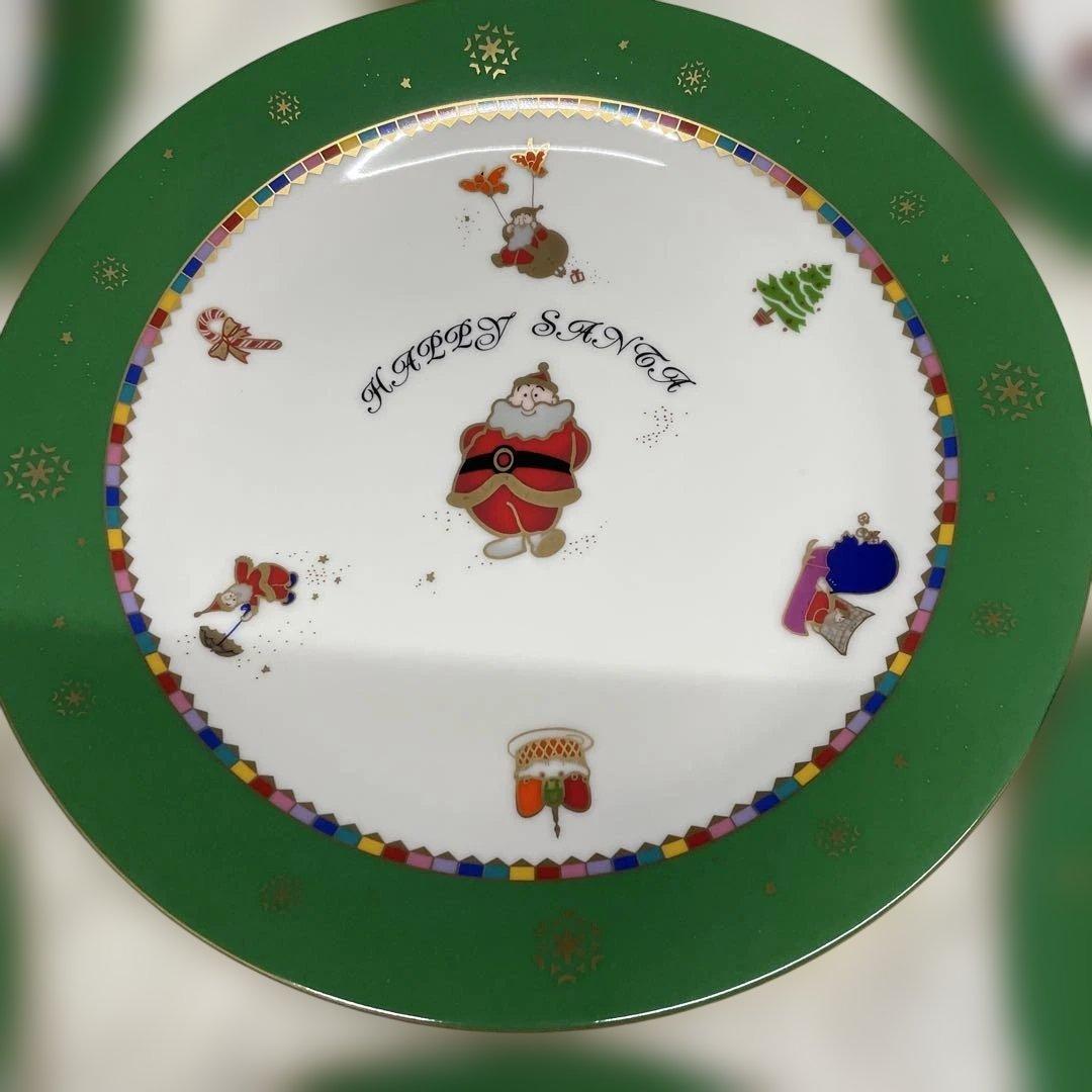 デッドストック❤️アンティークTACHIKICHIクリスマスパーティー皿7枚セット