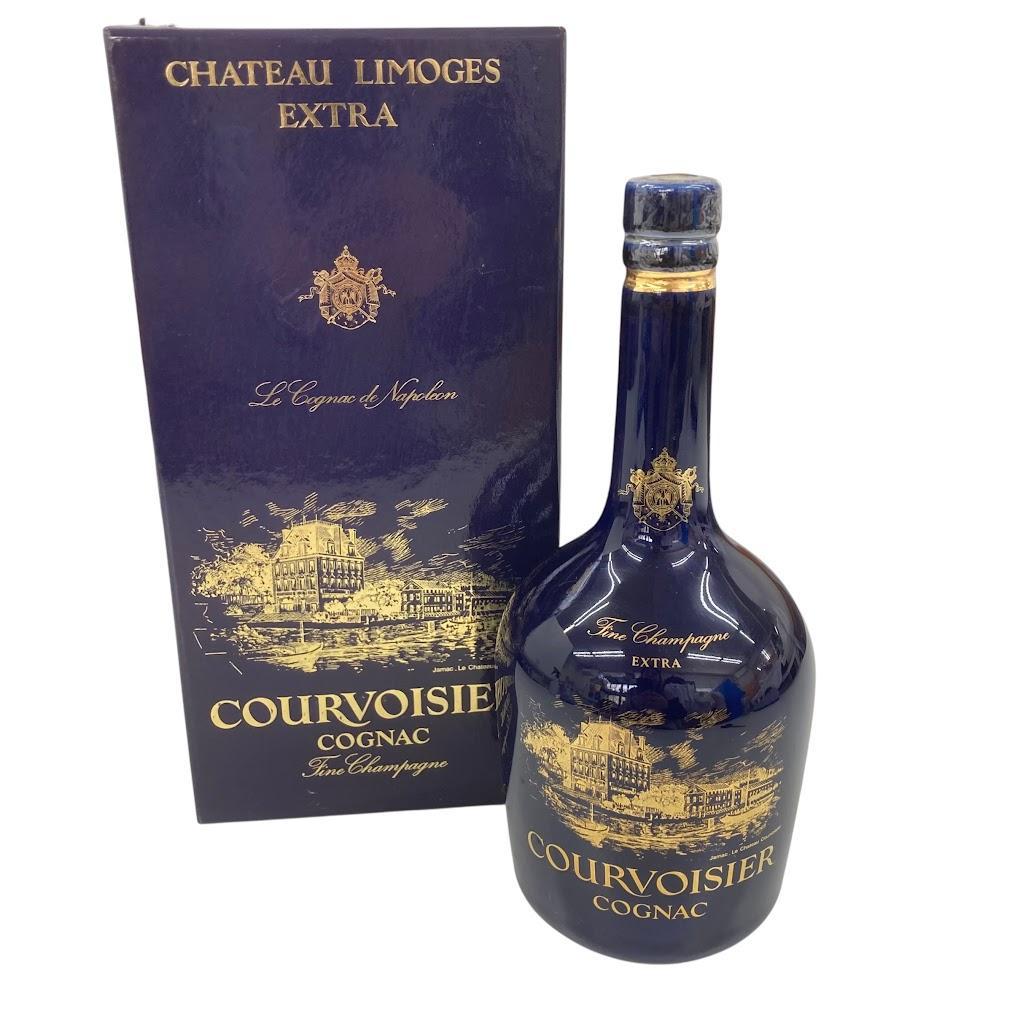 未開栓 クルボアジェ エクストラ リモージュ 青陶器 700ml 1099g