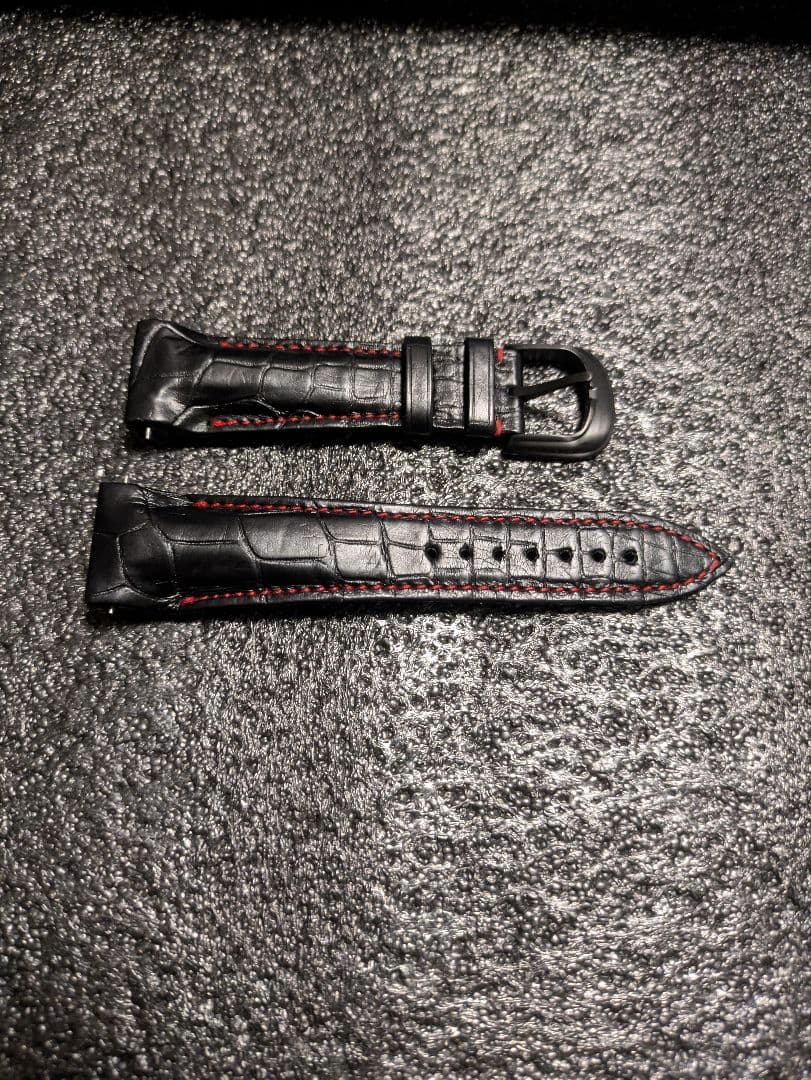 フランクミュラーコンキスタドール8900用Ｃｒｏｃｏ黒ベルト