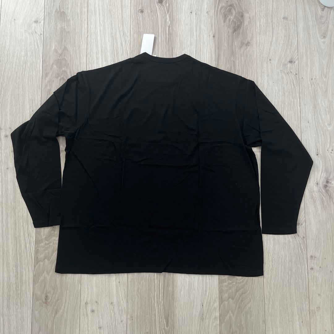 タグ付き　フラッシュサービス　ウォッシャブル　L/S ted sizeL