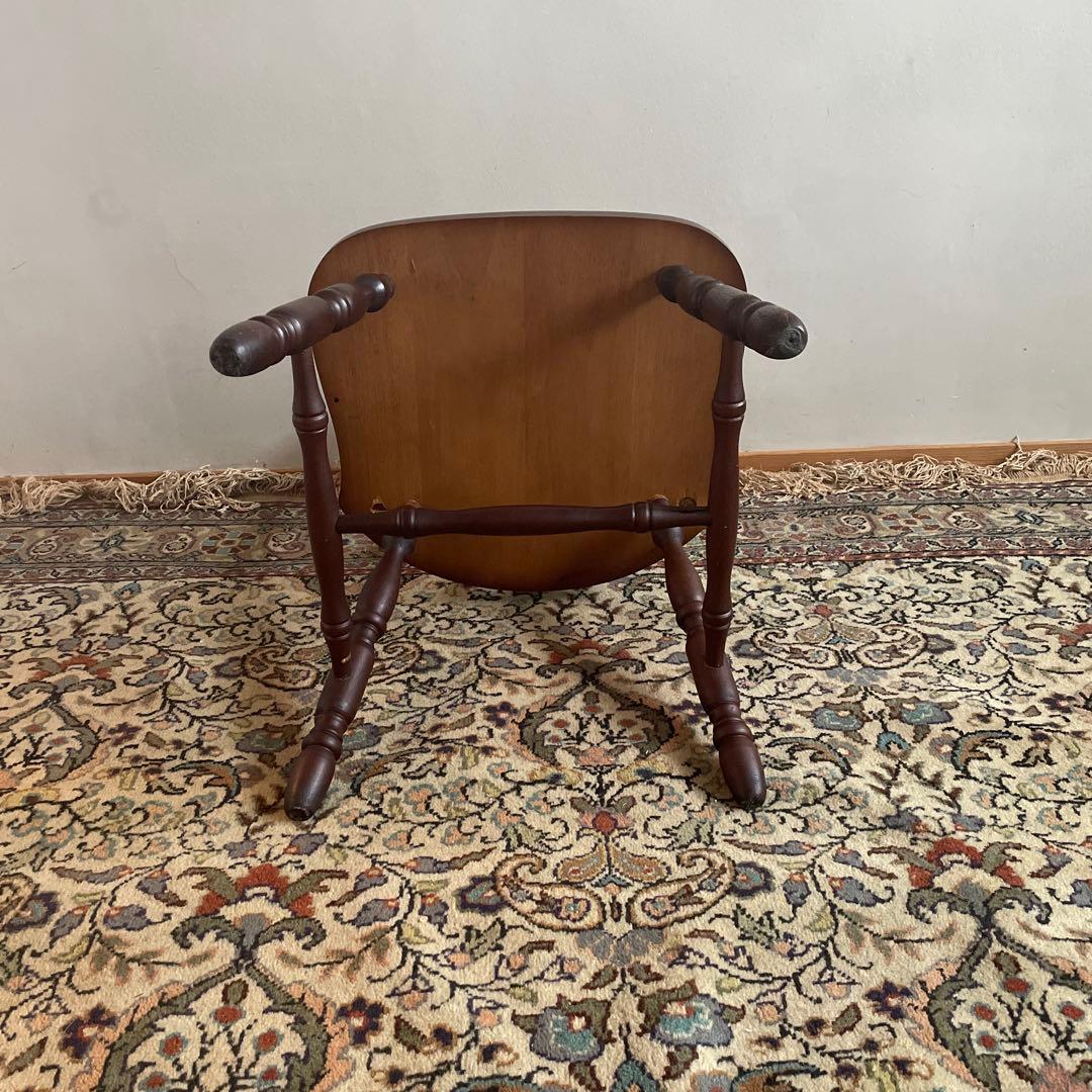 ①ミキモク　ウィンザーチェア　ダイニングチェア　レトロ　アンティーク