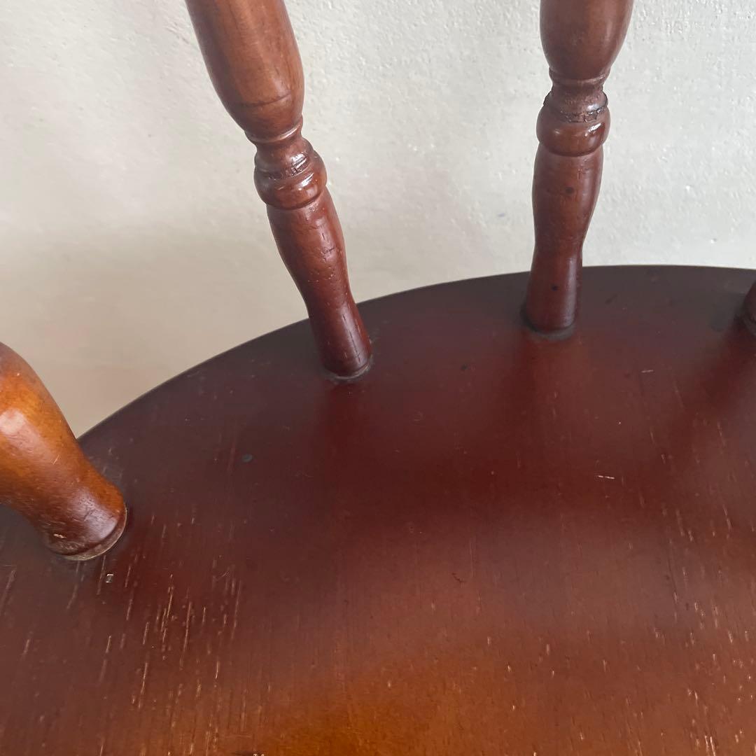 ①ミキモク　ウィンザーチェア　ダイニングチェア　レトロ　アンティーク