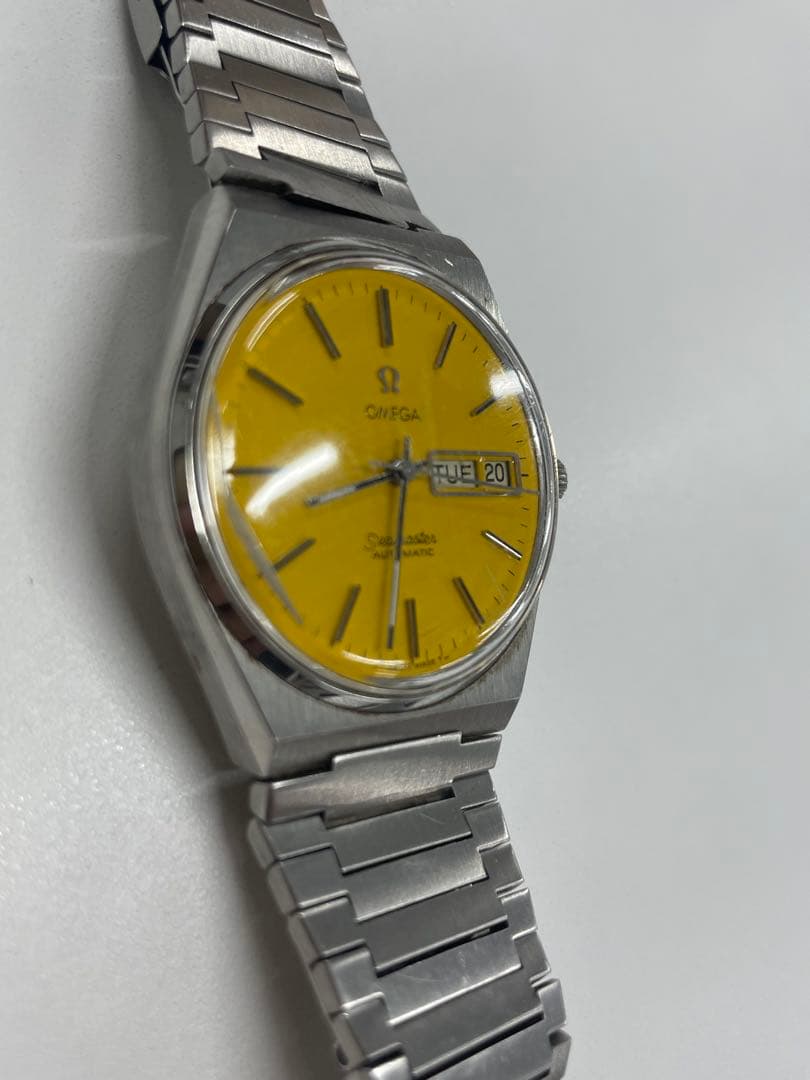 OMEGA Seamaster 自動巻き 腕時計 イエロー
