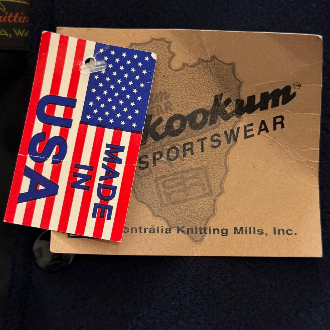 SKOOKUM アワードジャケット　スタジャン　USA製　ネイビー　タグ付き　S