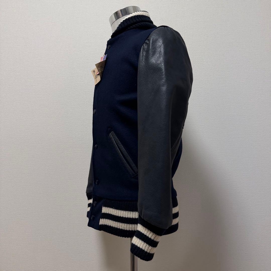 SKOOKUM アワードジャケット　スタジャン　USA製　ネイビー　タグ付き　S