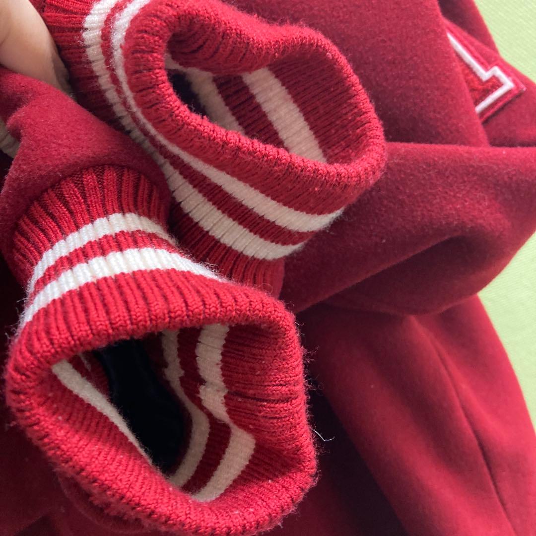 【COACH】パッチ付きウールバーシティジャケット