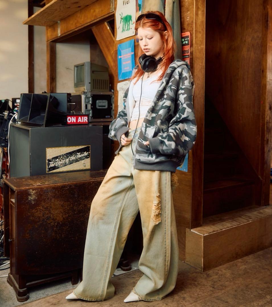 aclentジップパーカー