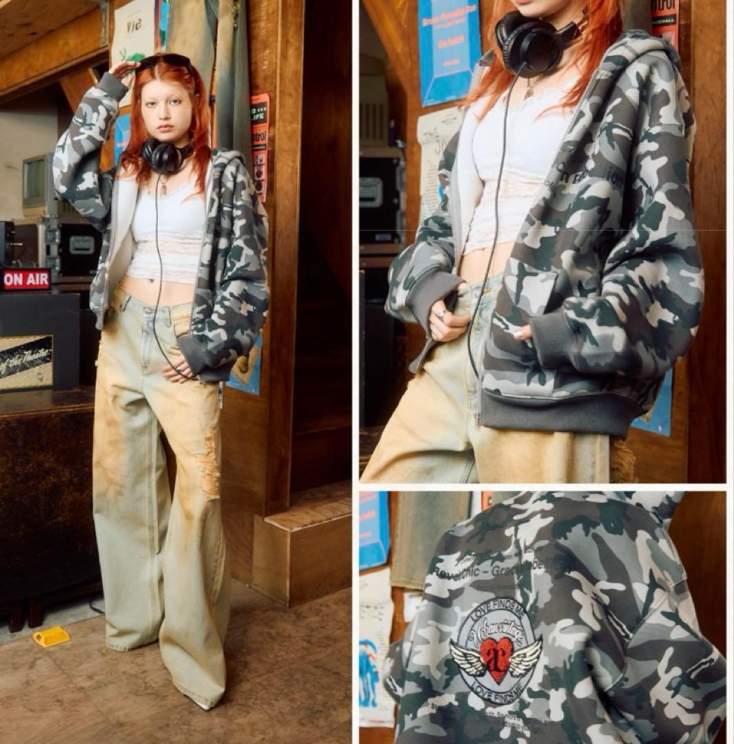 aclentジップパーカー