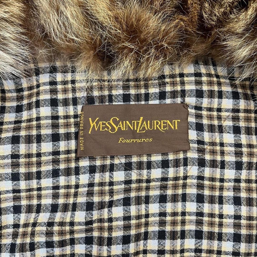 YSL イブサンローラン ファーコート コート 毛皮コート