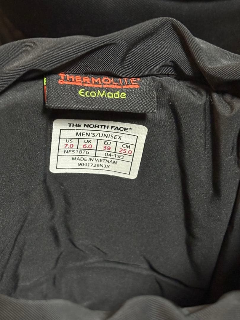 ザ・ノース・フェイス　ヌプシ ウォータープルーフ　25センチ　スノーブーツ