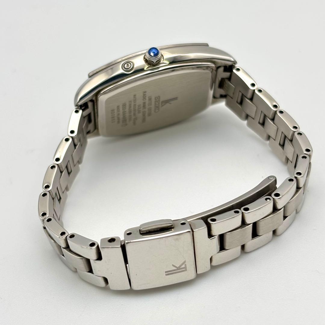 【限定モデル】SEIKO ルキア 腕時計 1B32 電波ソーラー トノー 花柄