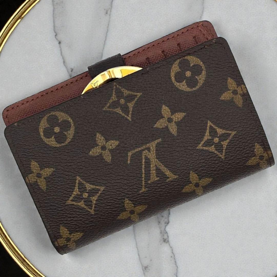 新型 ルイヴィトン ポルトフォイユ ヴィエノワ モノグラム がま口 二つ折り財布