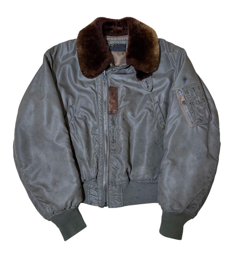 幻サイズ44 実物 B-15B フライトジャケット 1940s 米軍ヴィンテージ