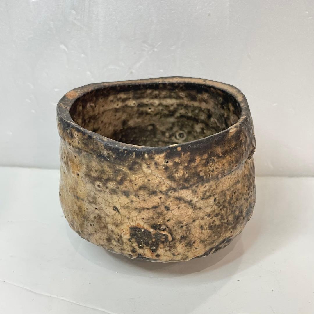 長春天山　窯変筒茶碗　希少　木箱付　工芸品　美術品　ハンドメイド　コレクション