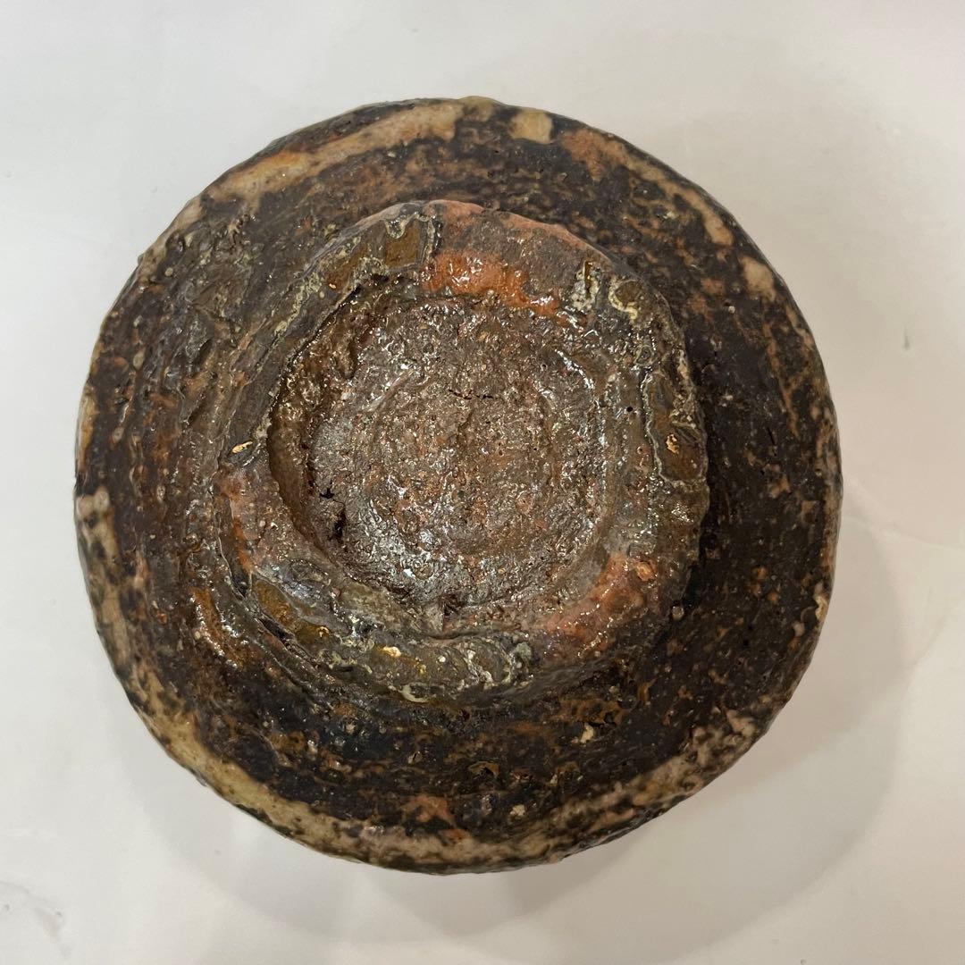 長春天山　窯変筒茶碗　希少　木箱付　工芸品　美術品　ハンドメイド　コレクション