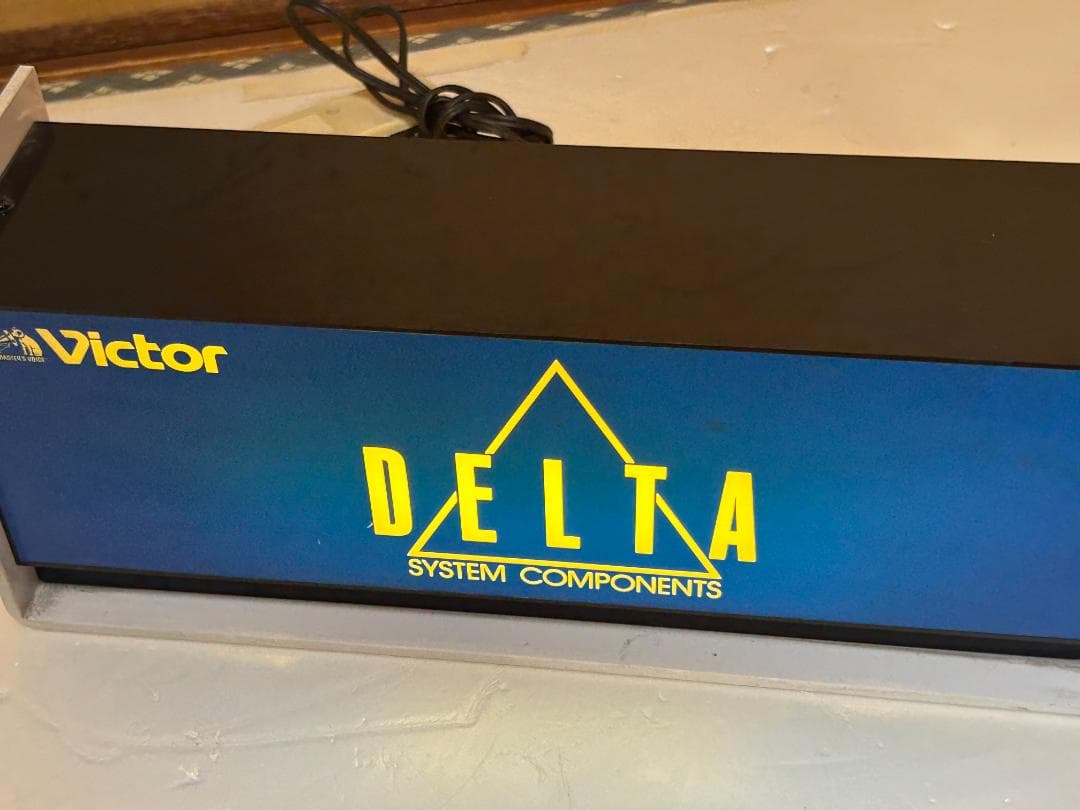 か*ー様 当時物　Victor DELTA　店頭ディスプレイライト