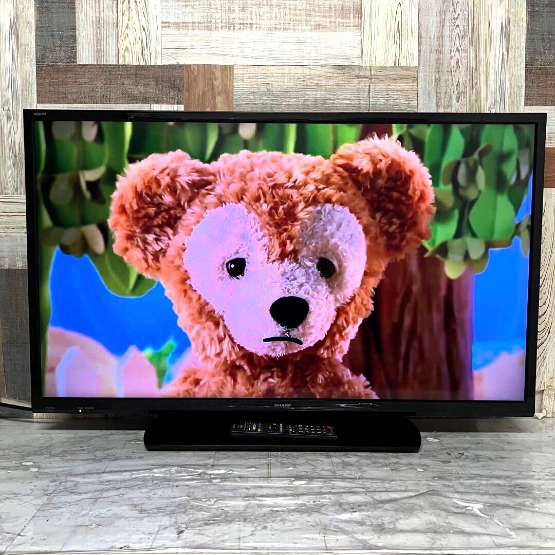 全国送料込❣️シャープ40型テレビ Wチューナ外付HDD裏録画2T-C40AE1