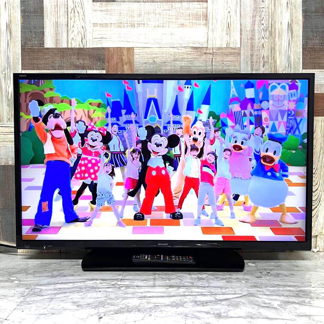 全国送料込❣️シャープ40型テレビ Wチューナ外付HDD裏録画2T-C40AE1